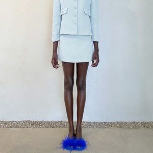 Zara Textured Mini Skirt